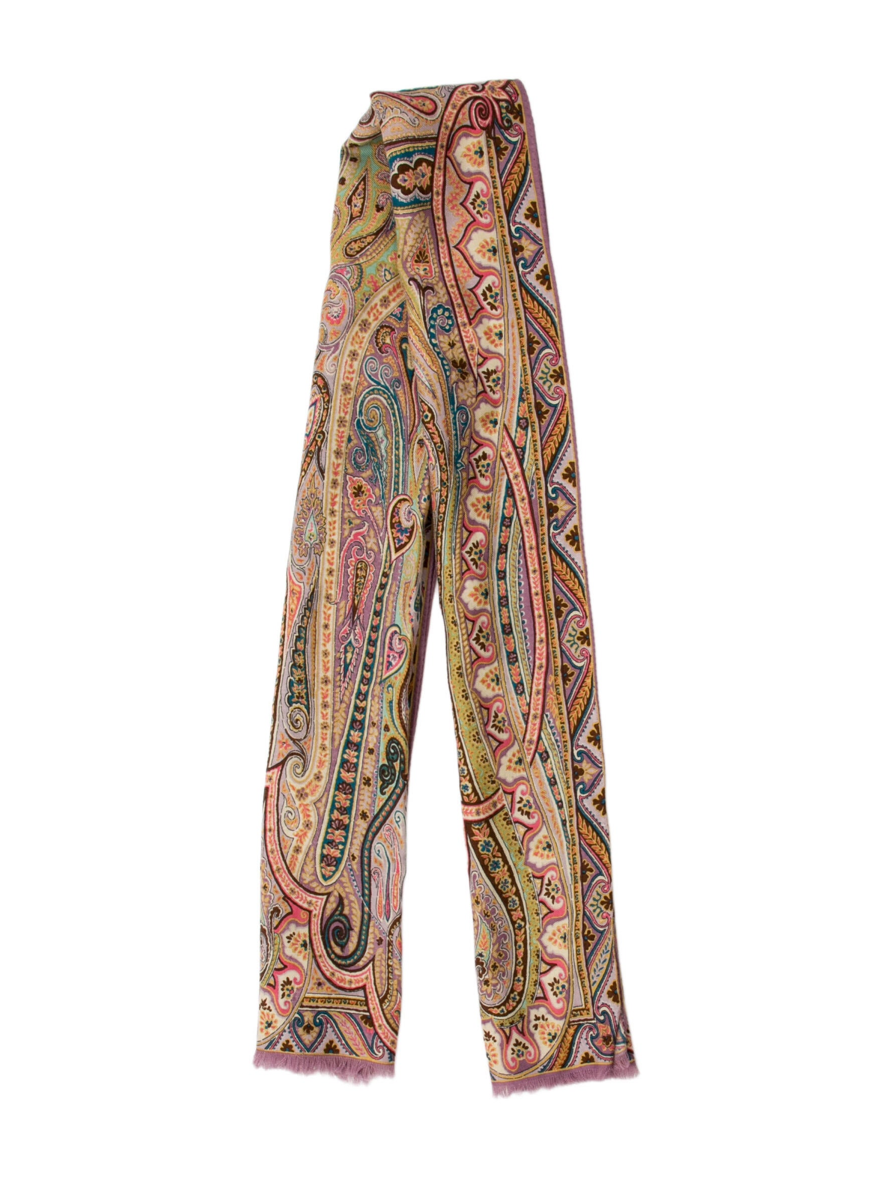 Etro Paisley Print Scarf