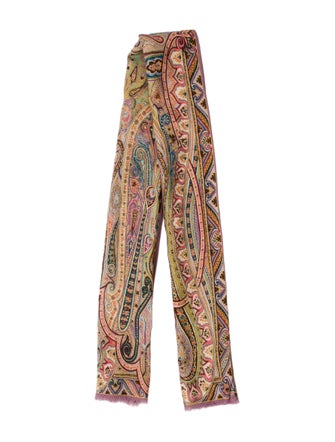 Etro Paisley Print Scarf