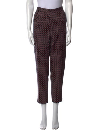 Etro Printed Straight Leg Pants