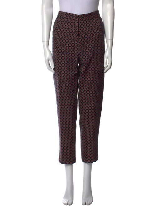 Etro Printed Straight Leg Pants