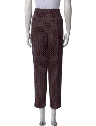 Etro Printed Straight Leg Pants