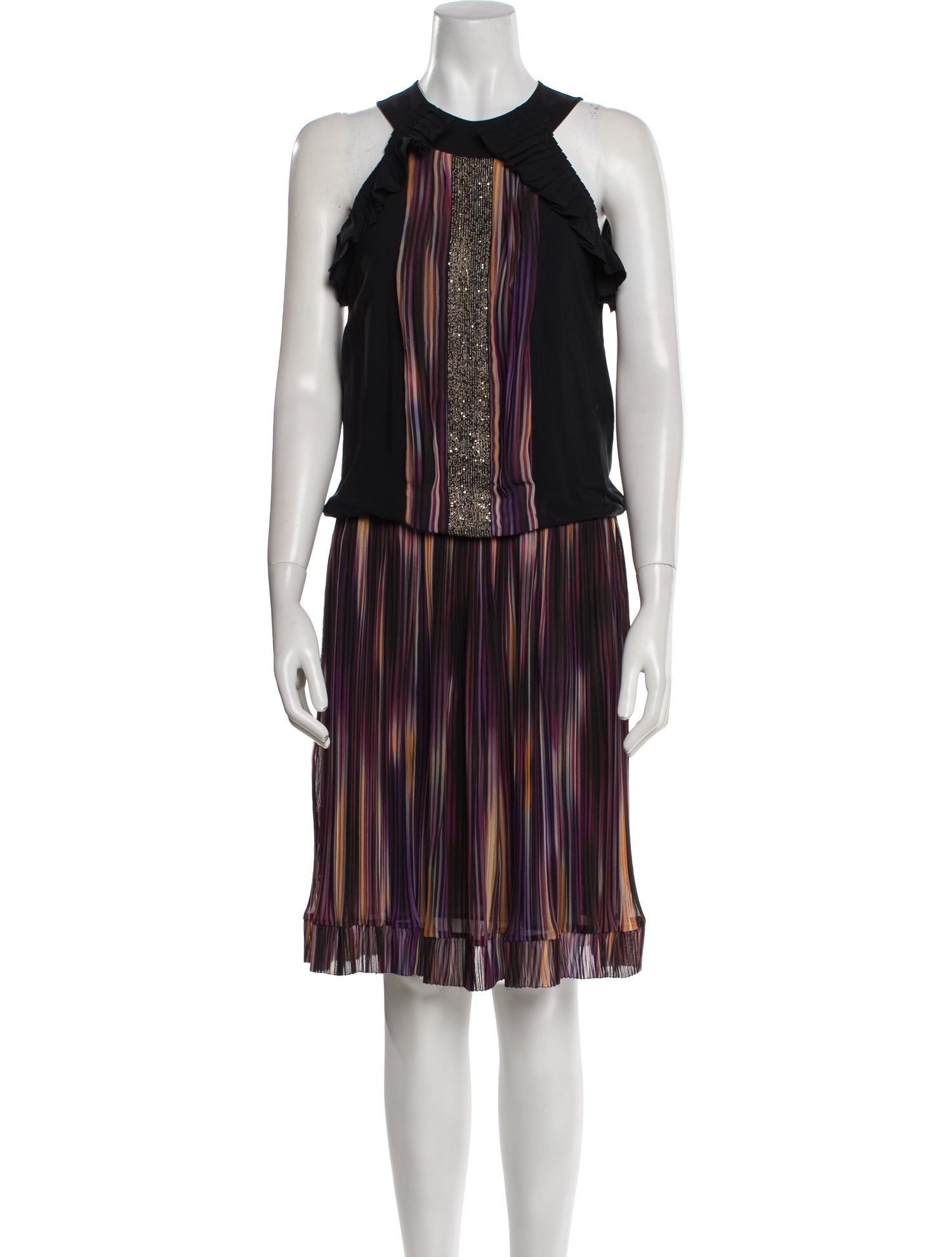 Etro Striped Knee-Length Dress