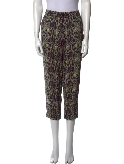 Etro Printed Straight Leg Pants