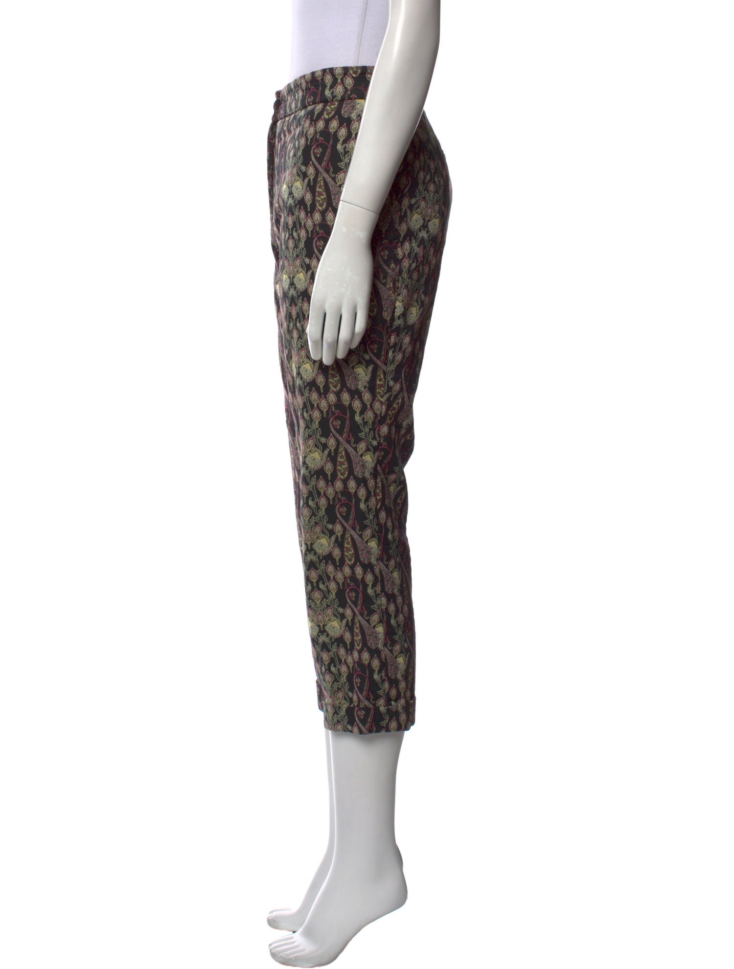 Etro Printed Straight Leg Pants