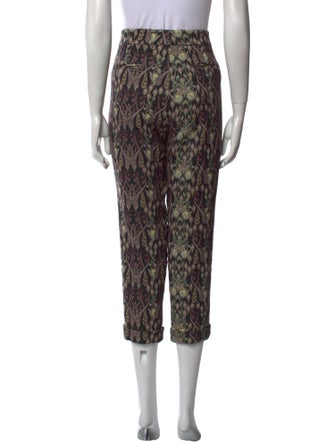 Etro Printed Straight Leg Pants