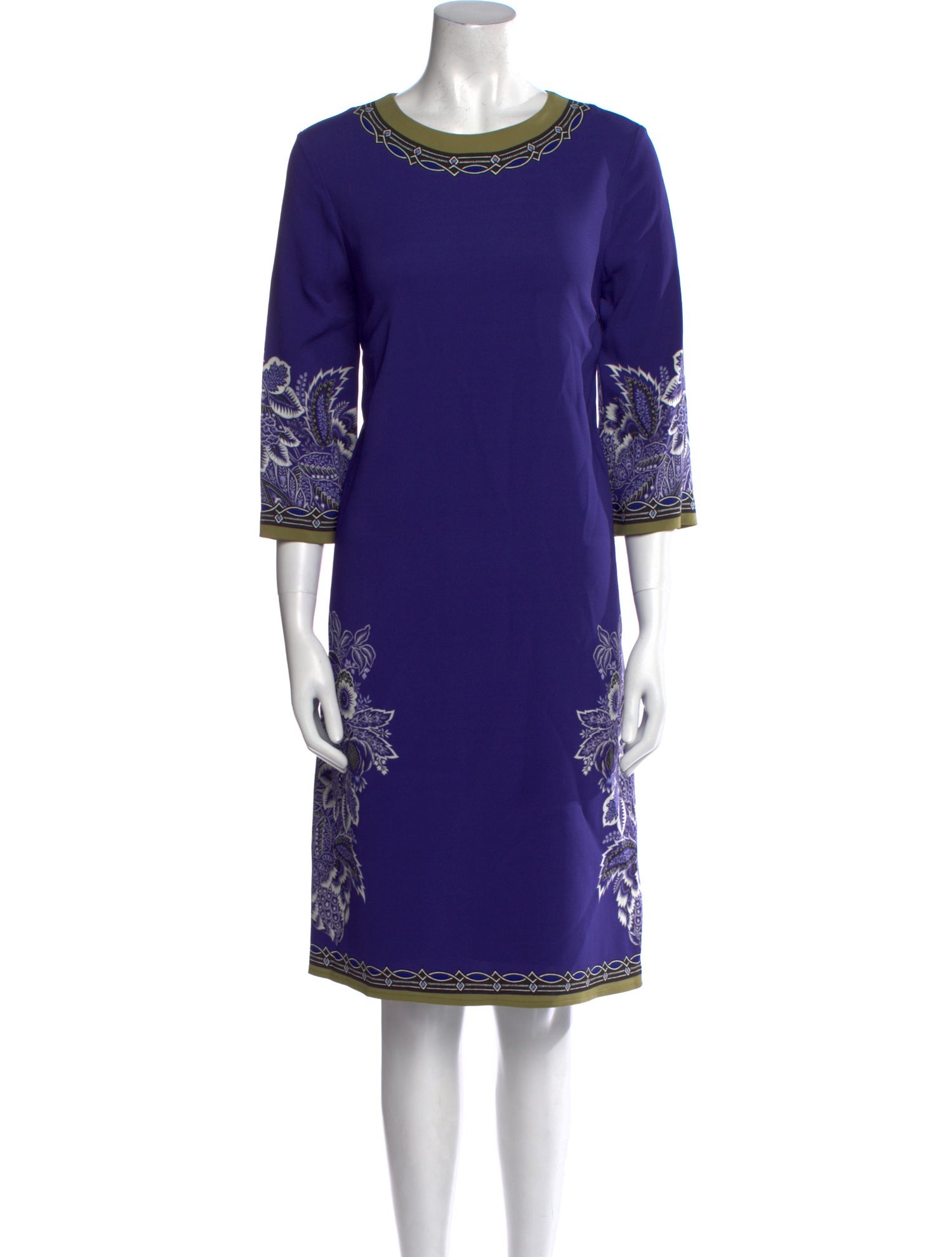 Etro Printed Knee-Length Dress
