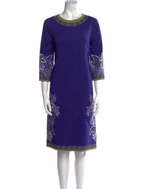 Etro Printed Knee-Length Dress
