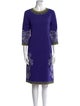 Etro Printed Knee-Length Dress
