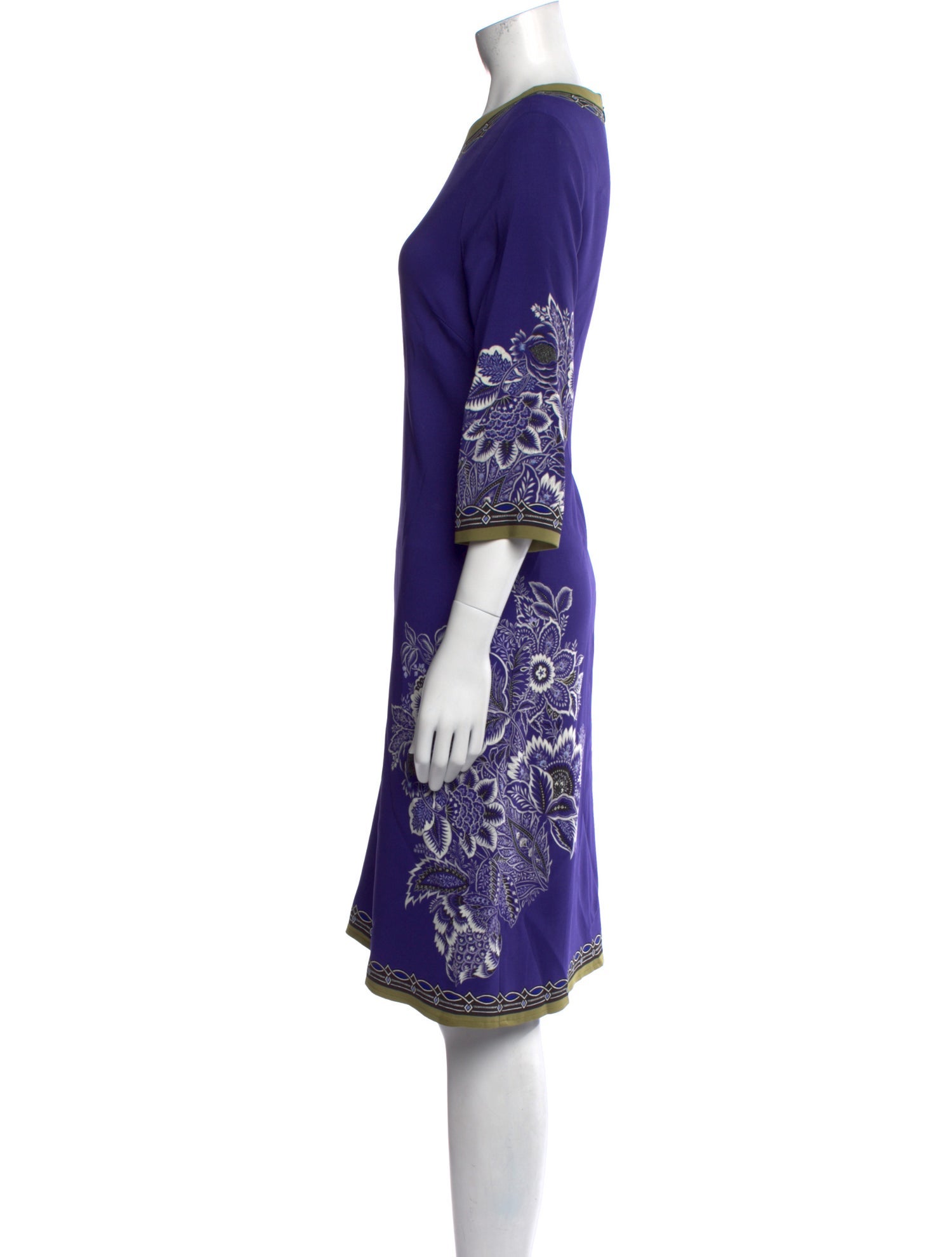 Etro Printed Knee-Length Dress