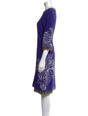 Etro Printed Knee-Length Dress