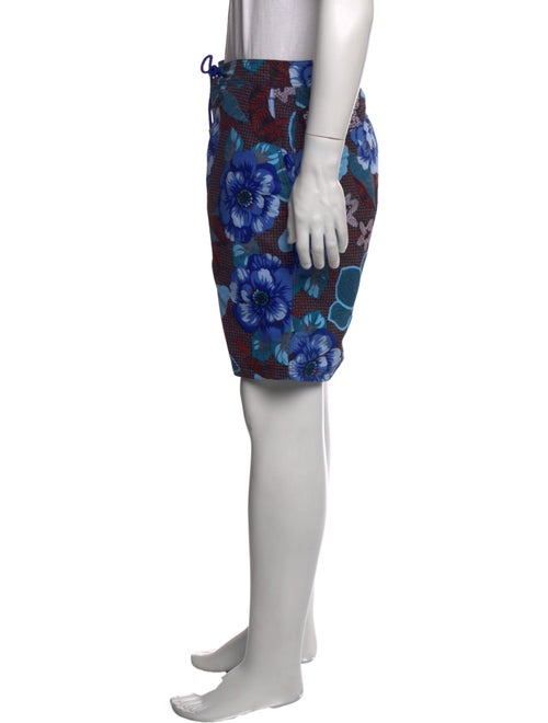 Etro Floral Print Swim Trunks