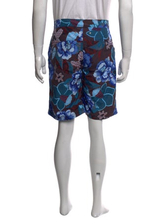 Etro Floral Print Swim Trunks