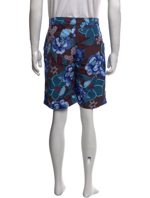 Etro Floral Print Swim Trunks