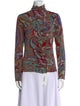 Etro Wool Paisley Print Blouse