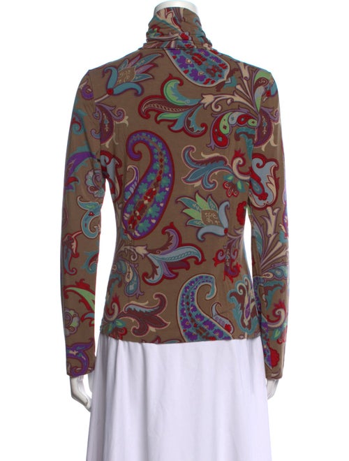 Etro Wool Paisley Print Blouse