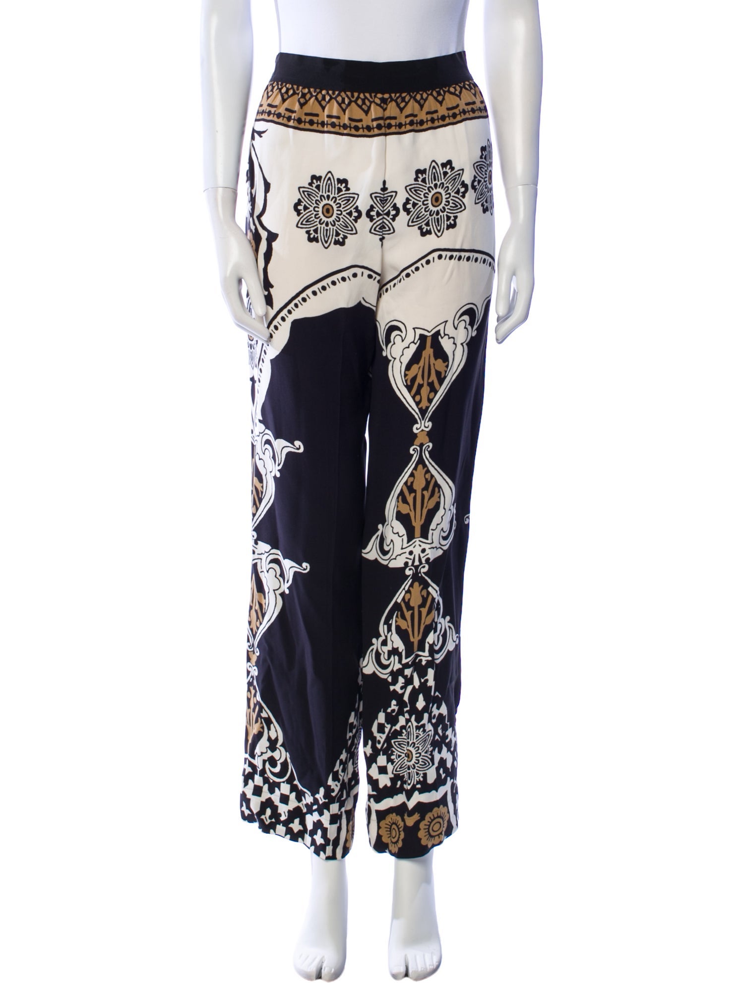 Etro Printed Wide Leg Pants