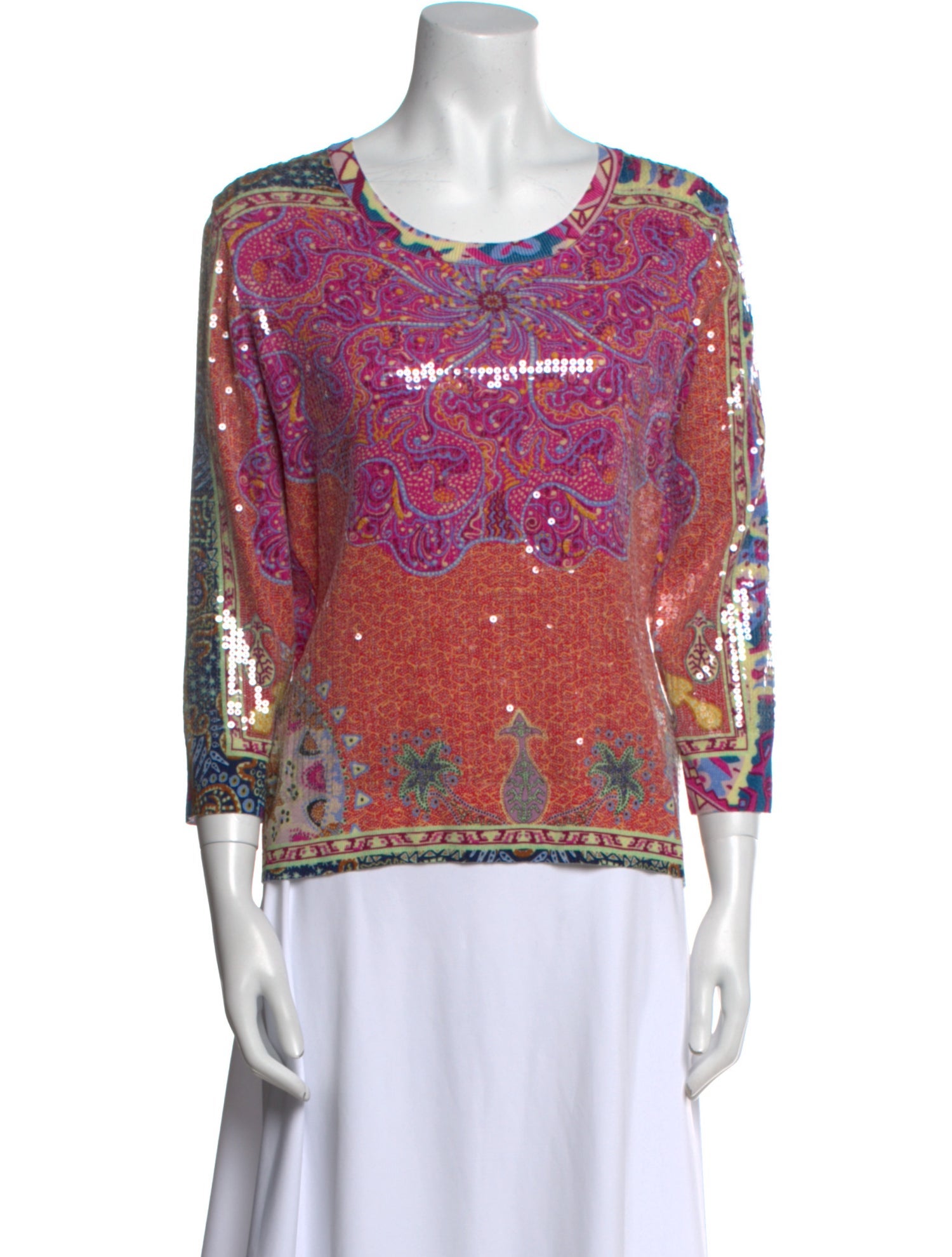 Etro Wool Printed Top w/ Tags