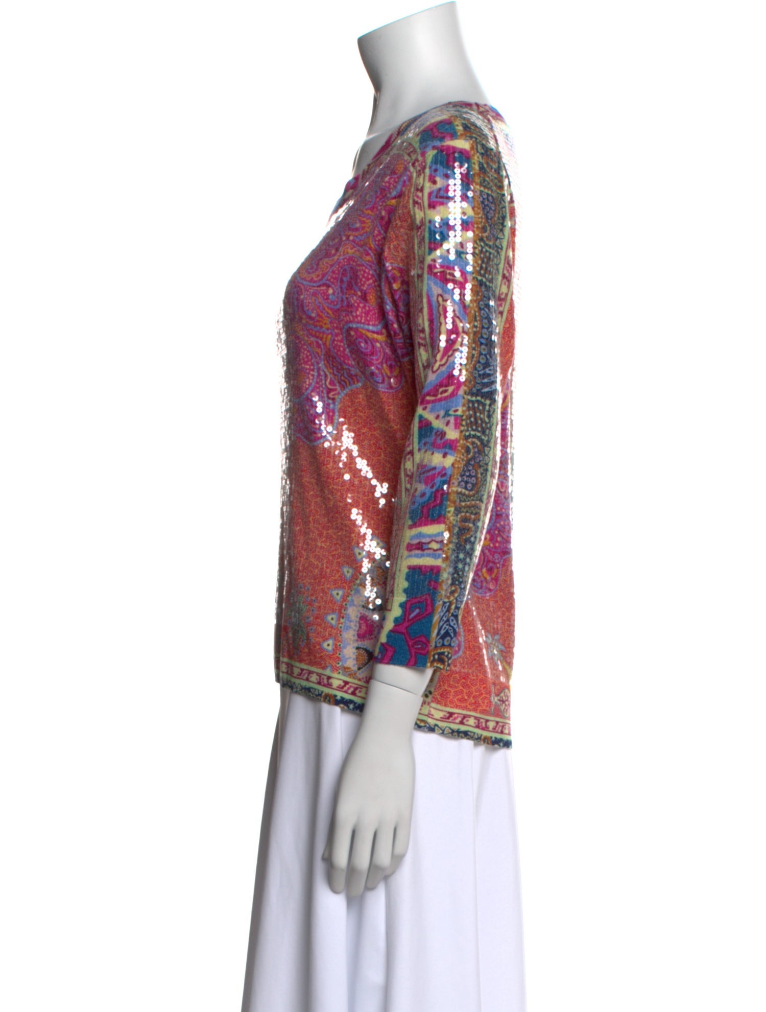 Etro Wool Printed Top w/ Tags