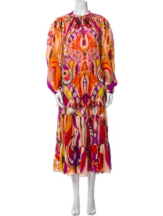 Etro Printed Ruffle Embellishment Skirt Set