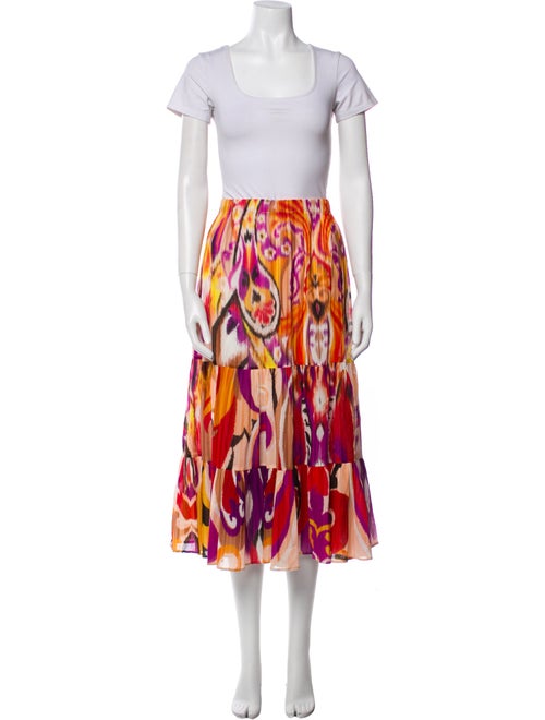 Etro Printed Ruffle Embellishment Skirt Set