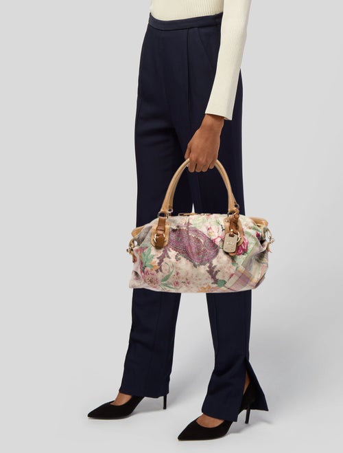 Etro Canvas Shoulder Bag