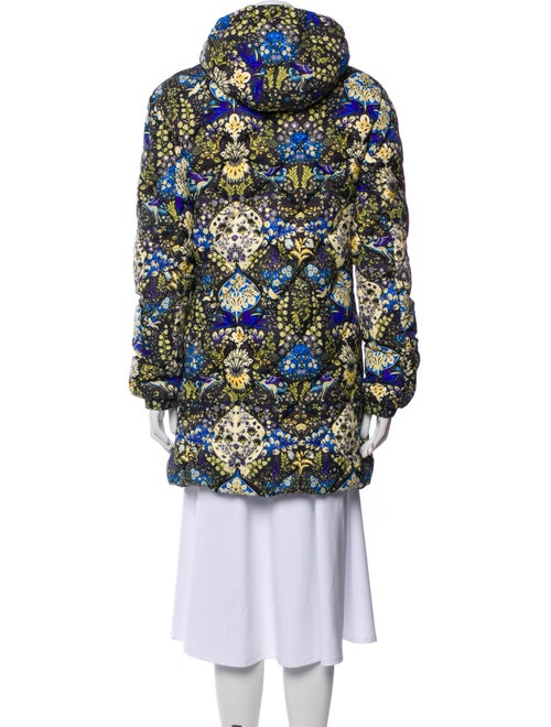 Etro Nylon Floral Print Down Coat