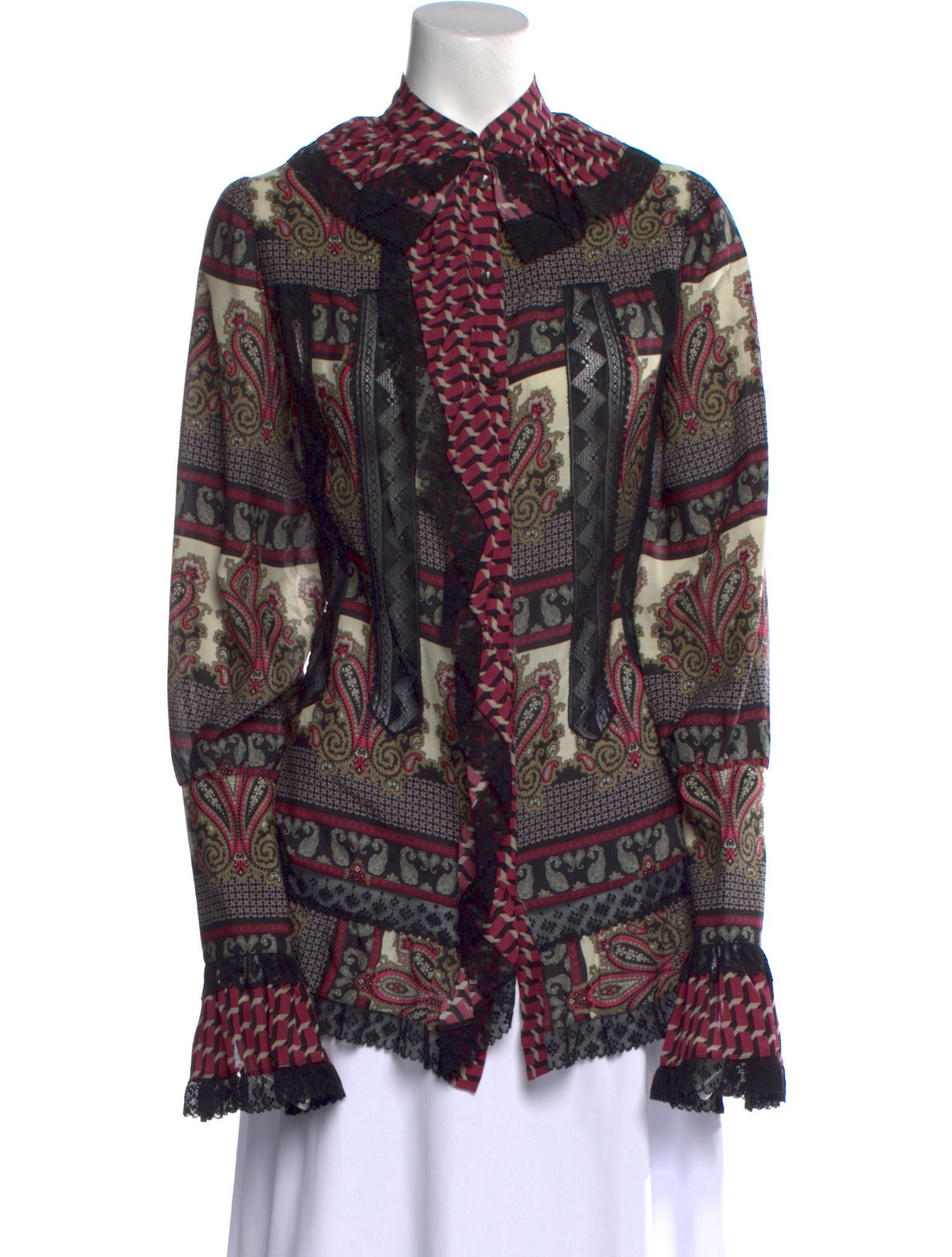 Etro Silk Paisley Print Tunic