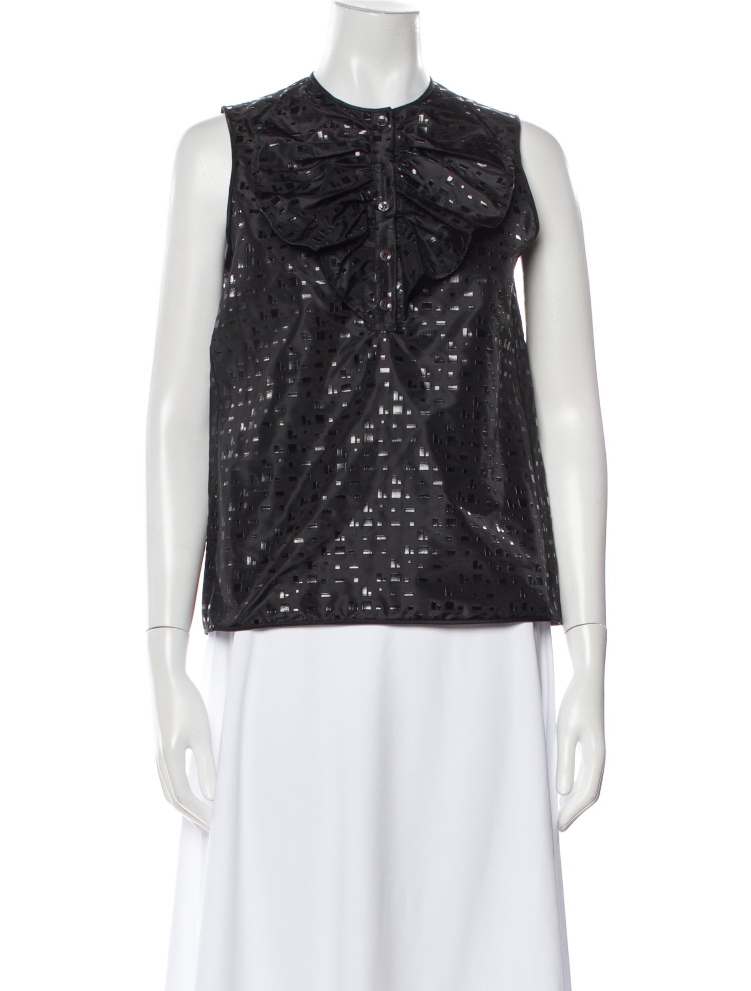 Etro Silk Crew Neck Top