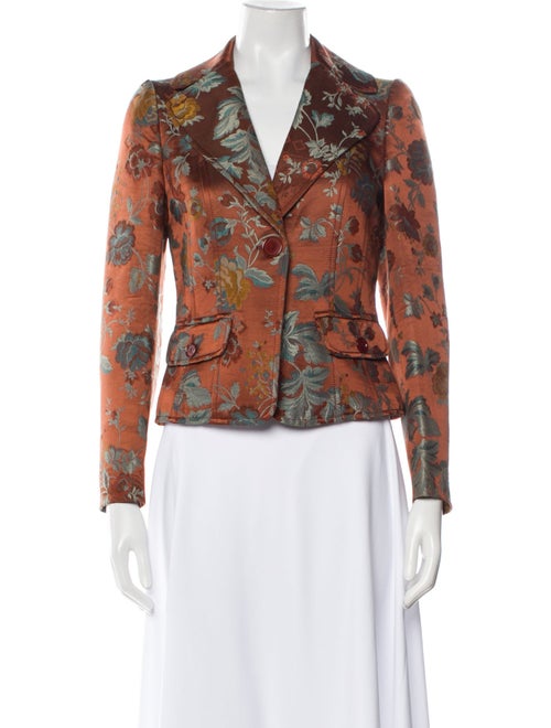 Etro Floral Print Blazer