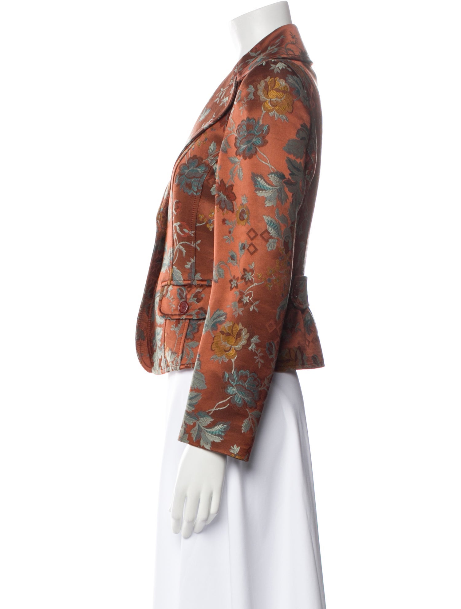 Etro Floral Print Blazer
