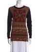 Etro Paisley Print Crew Neck Sweatshirt