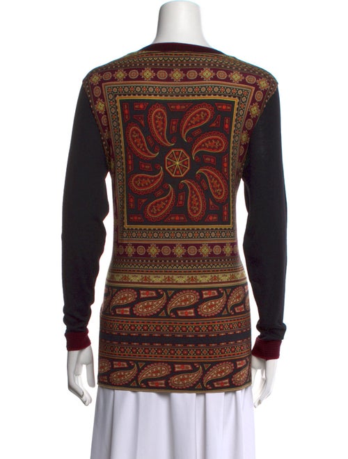 Etro Paisley Print Crew Neck Sweatshirt