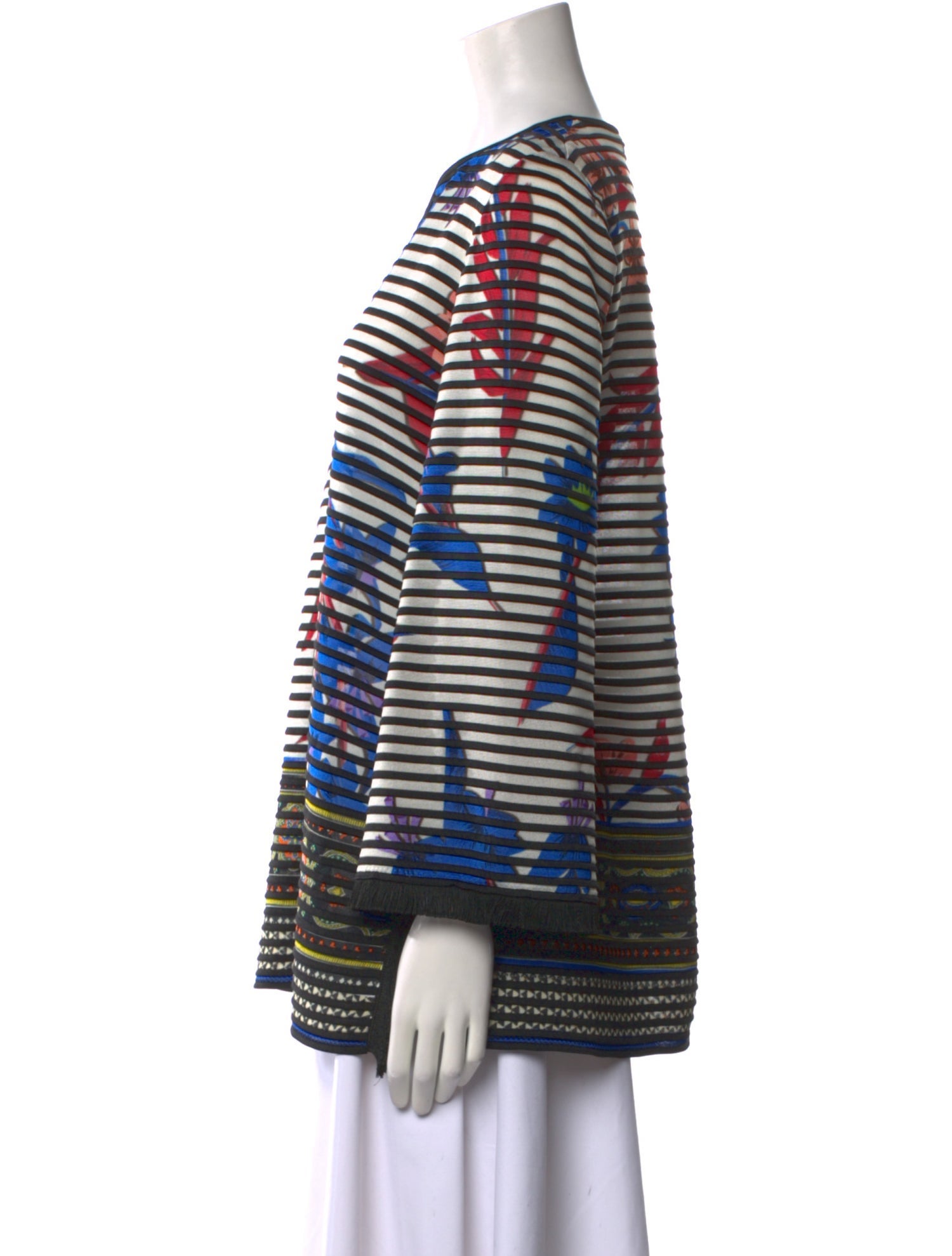 Etro Striped V-Neck Tunic