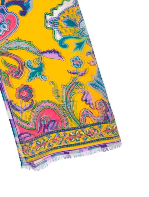 Etro Silk Printed Scarf