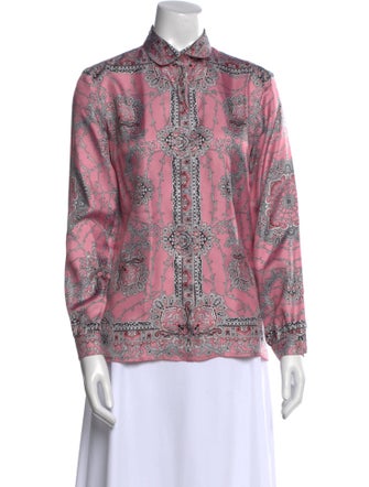 Etro Silk Printed Top