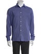 Etro Plaid Print Long Sleeve Dress Shirt