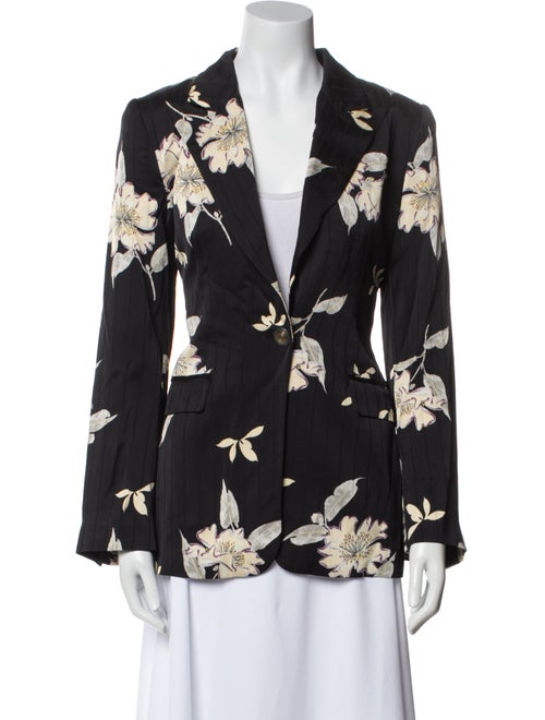 Etro Floral Print Blazer