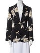 Etro Floral Print Blazer