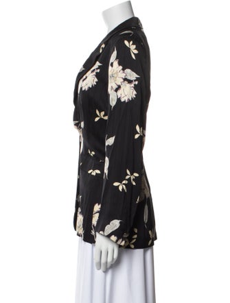 Etro Floral Print Blazer