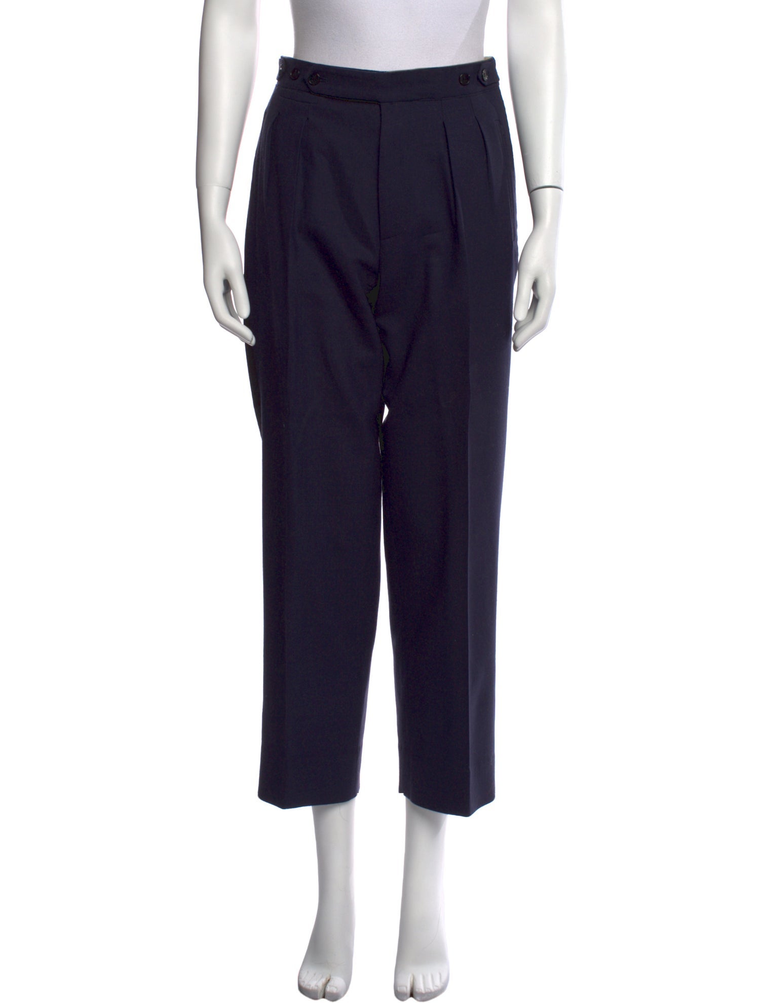 Etro Wool Straight Leg Pants
