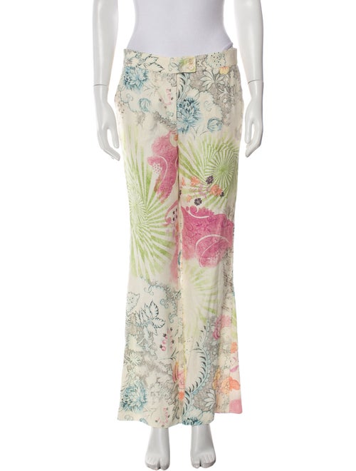 Etro Floral Print Wide Leg Pants