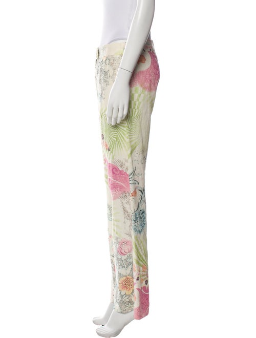Etro Floral Print Wide Leg Pants