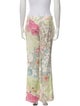 Etro Floral Print Wide Leg Pants