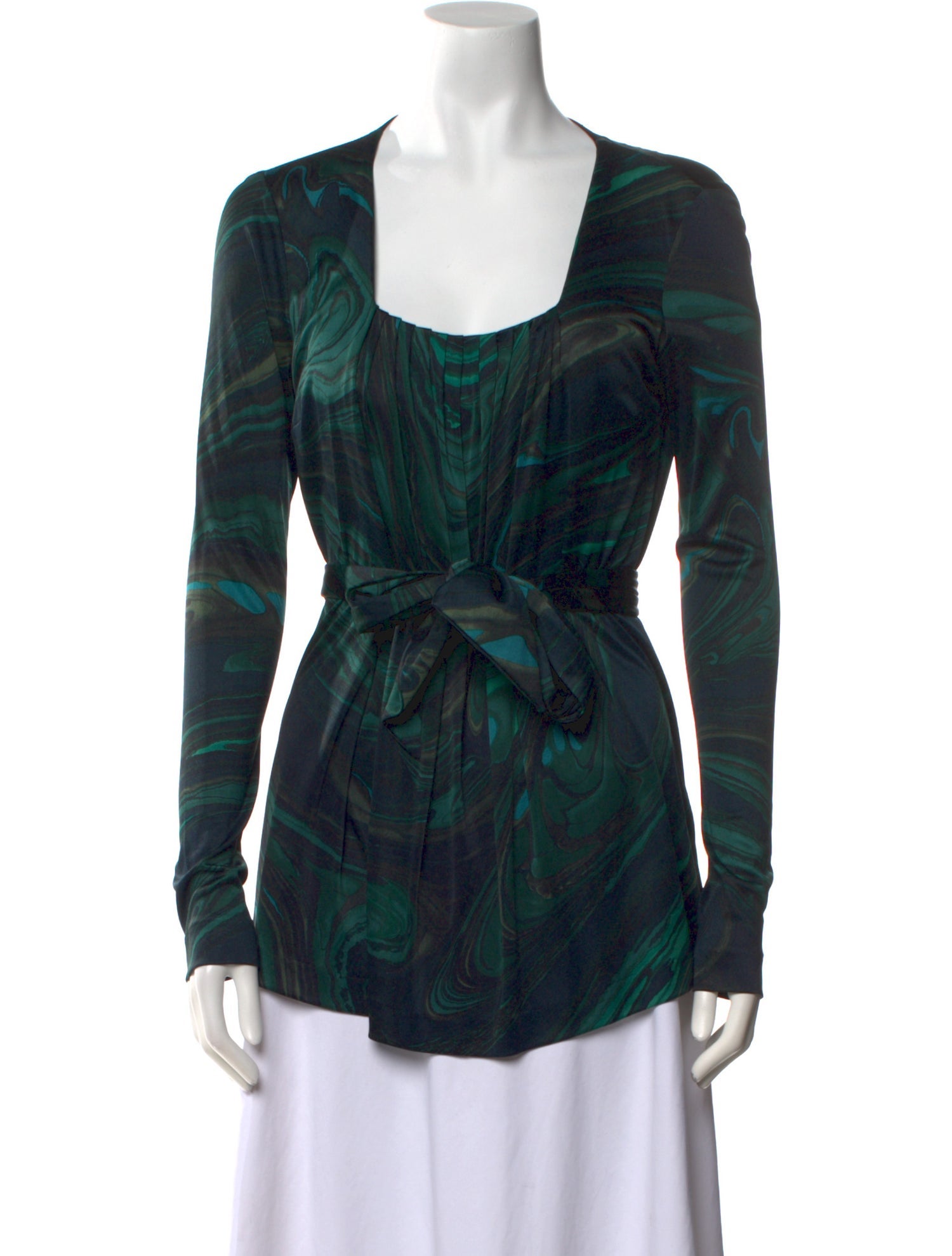 Etro Printed Scoop Neck Top