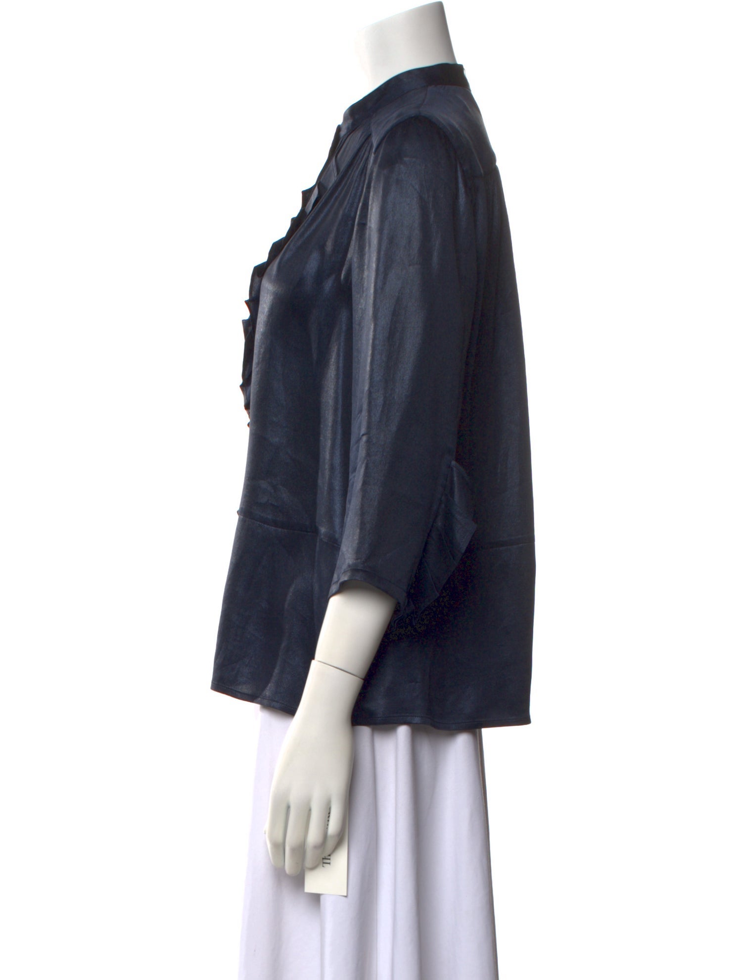 Etro Silk Mock Neck Blouse