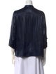 Etro Silk Mock Neck Blouse