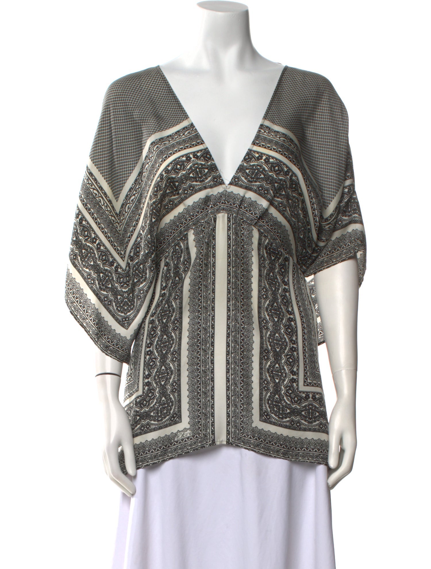 Etro Silk Paisley Print Tunic