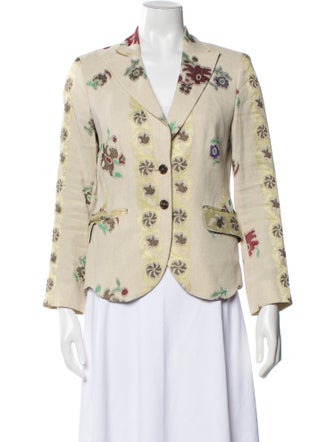 Etro Floral Print Blazer