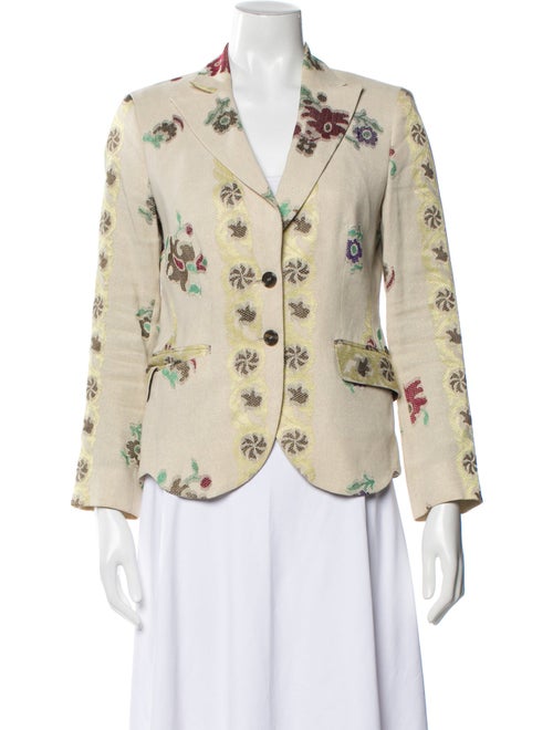 Etro Floral Print Blazer