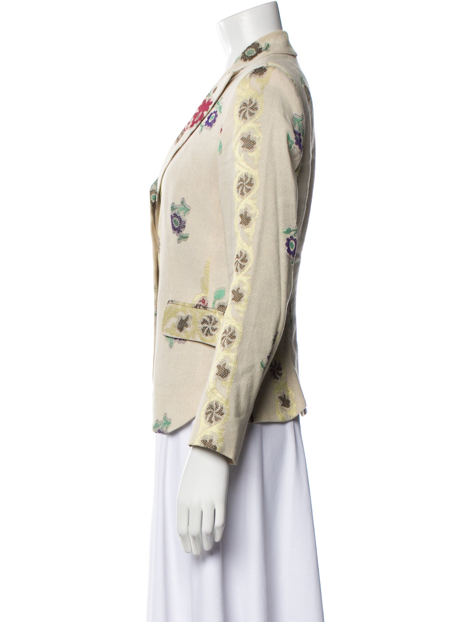 Etro Floral Print Blazer